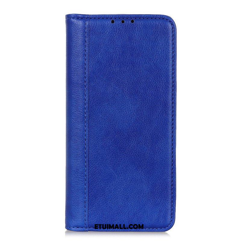 Etui Na Telefon do Honor 50 Lite Etui Folio Elegancka Dwoina Skóry Liczi