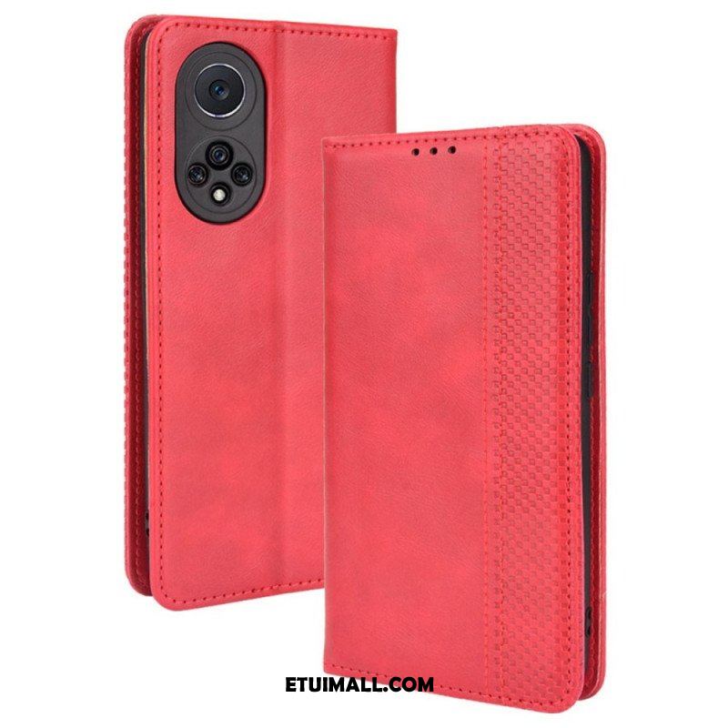 Etui Na Telefon do Honor 50 Pro Etui Folio Profesjonalny Stylizowany Efekt Skóry W Stylu Vintage