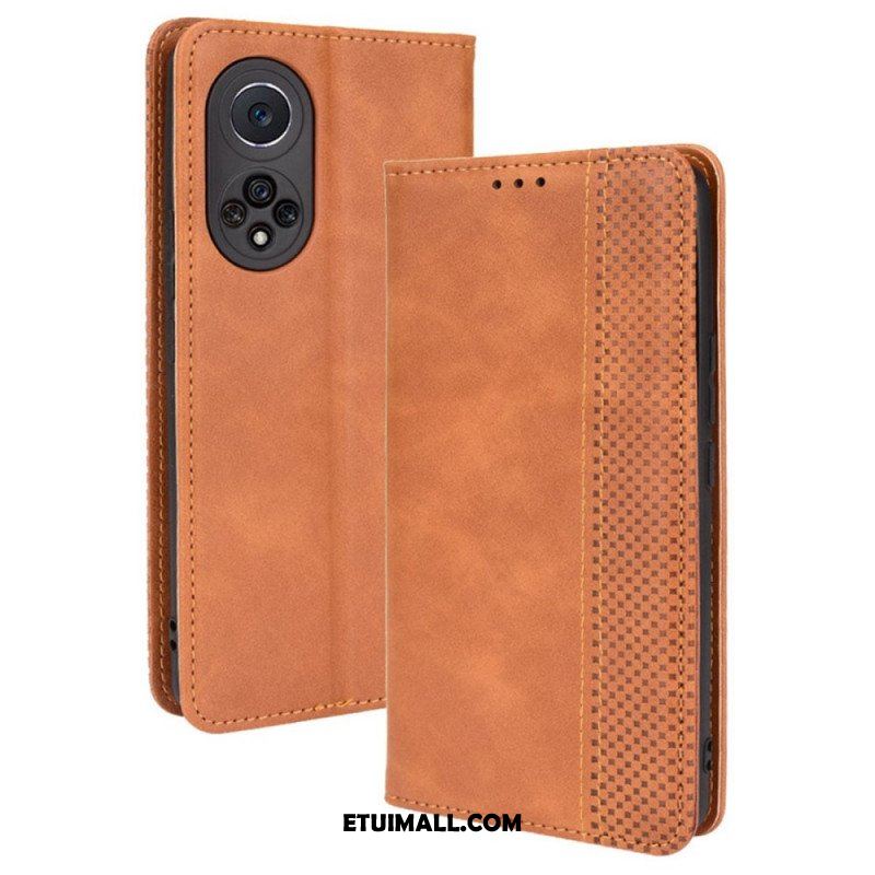 Etui Na Telefon do Honor 50 Pro Etui Folio Profesjonalny Stylizowany Efekt Skóry W Stylu Vintage