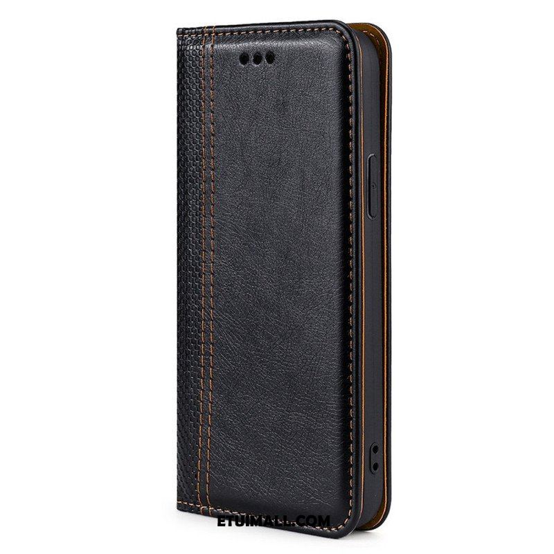 Etui Na Telefon do Honor Magic 4 Lite 5G Etui Folio Skórzane Szwy Liczi