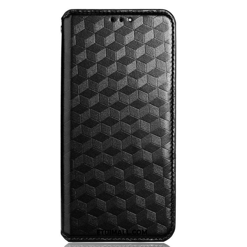 Etui Na Telefon do Honor Magic 4 Lite 5G Etui Folio Skórzany Efekt Tekstury 3d