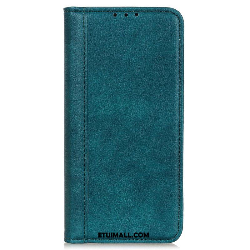 Etui Na Telefon do Moto G73 5G Etui Folio Stylowa Skóra Dwoinowa