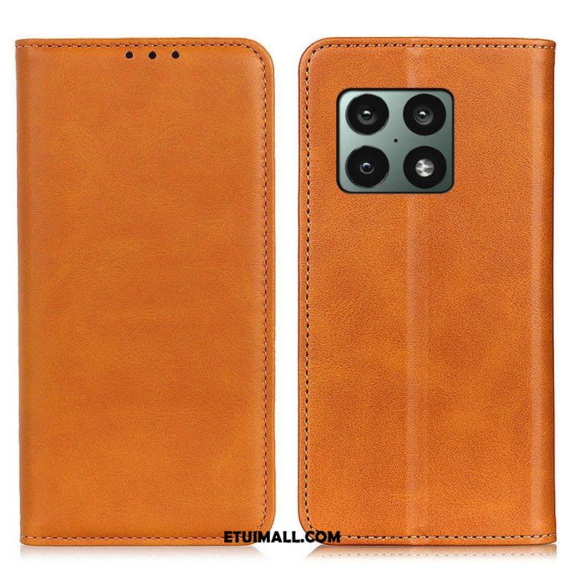 Etui Na Telefon do OnePlus 10 Pro 5G Etui Folio Elegancka Dwoina Skórzana