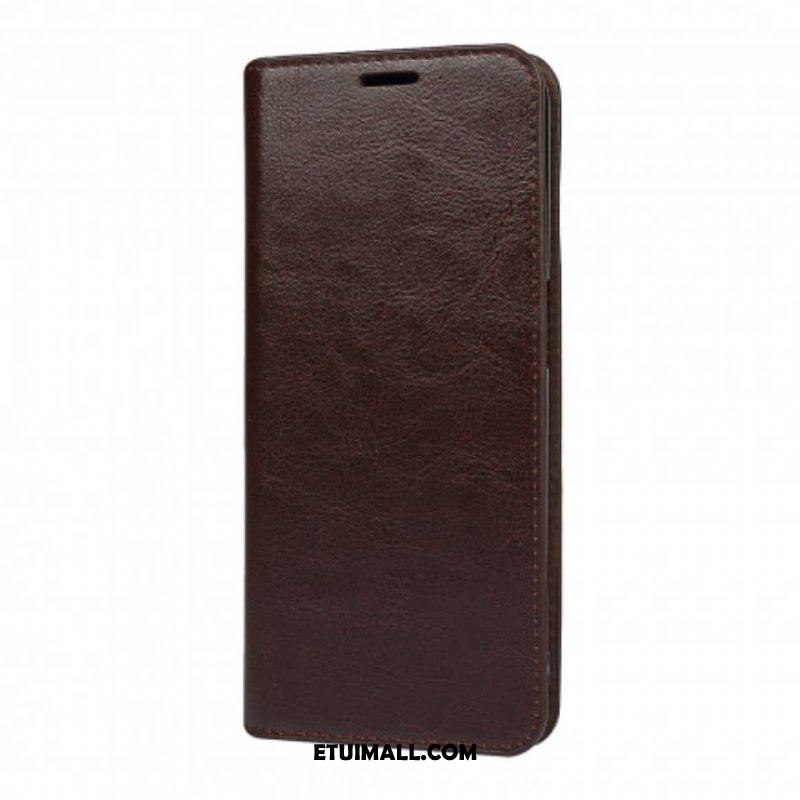 Etui Na Telefon do Oppo A54 5G / A74 5G Etui Folio Prawdziwa Skóra