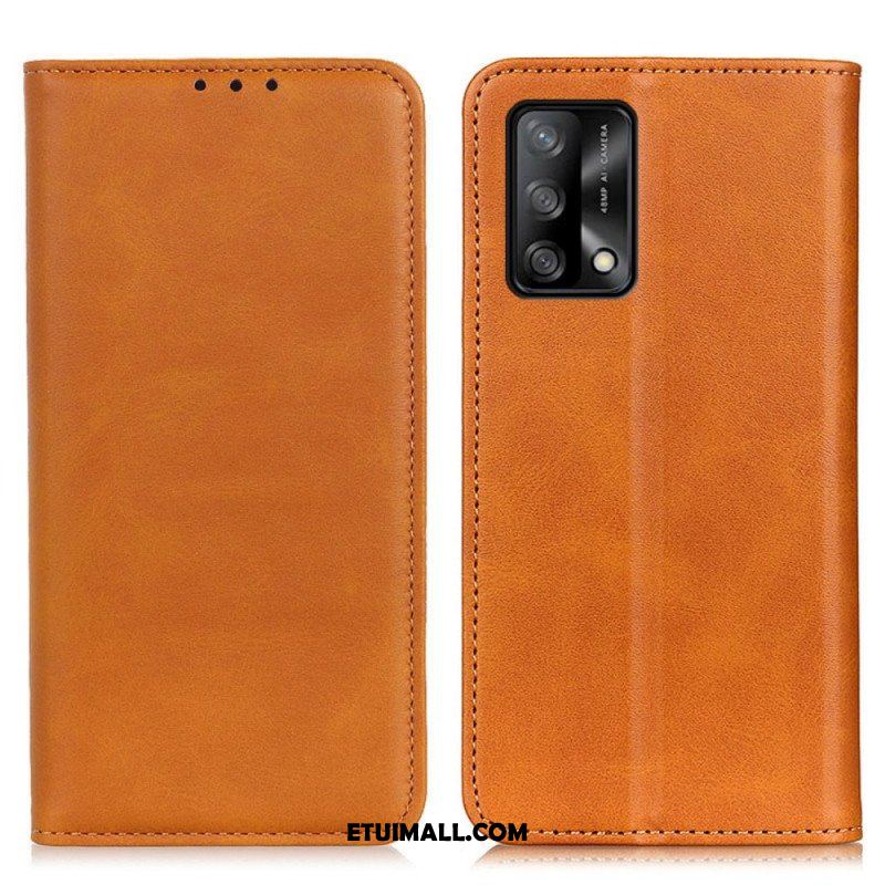 Etui Na Telefon do Oppo A74 4G Etui Folio Elegancka Dwoina Skórzana