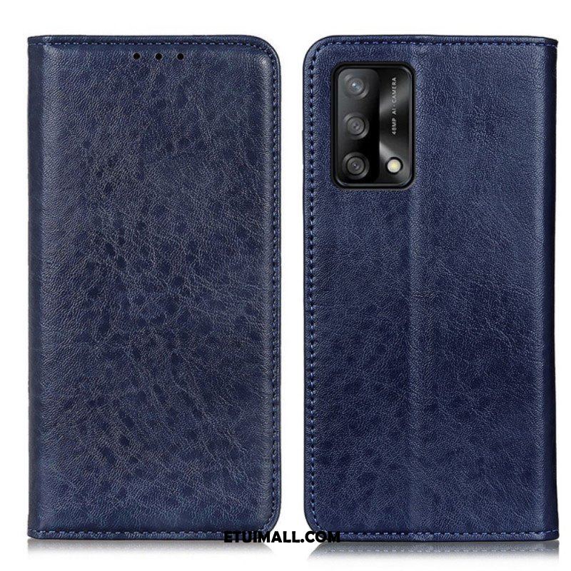 Etui Na Telefon do Oppo A74 4G Etui Folio Rzemienna Tekstura