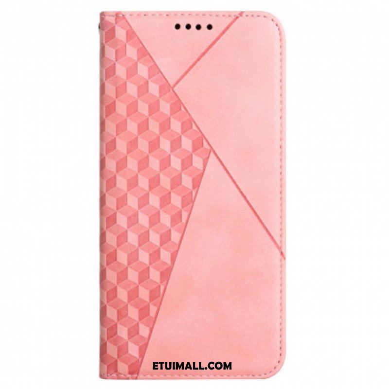 Etui Na Telefon do Oppo A94 5G Etui Folio Dotyk Skóry W Stylu Sześciennym