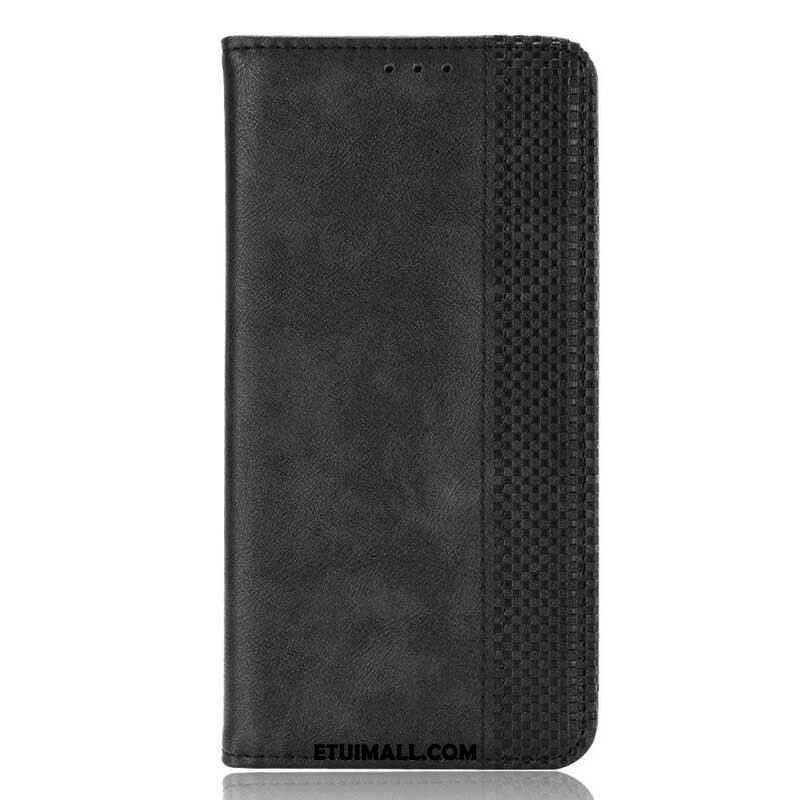 Etui Na Telefon do Oppo Find X3 Pro Etui Folio Stylizowany Efekt Skóry W Stylu Vintage