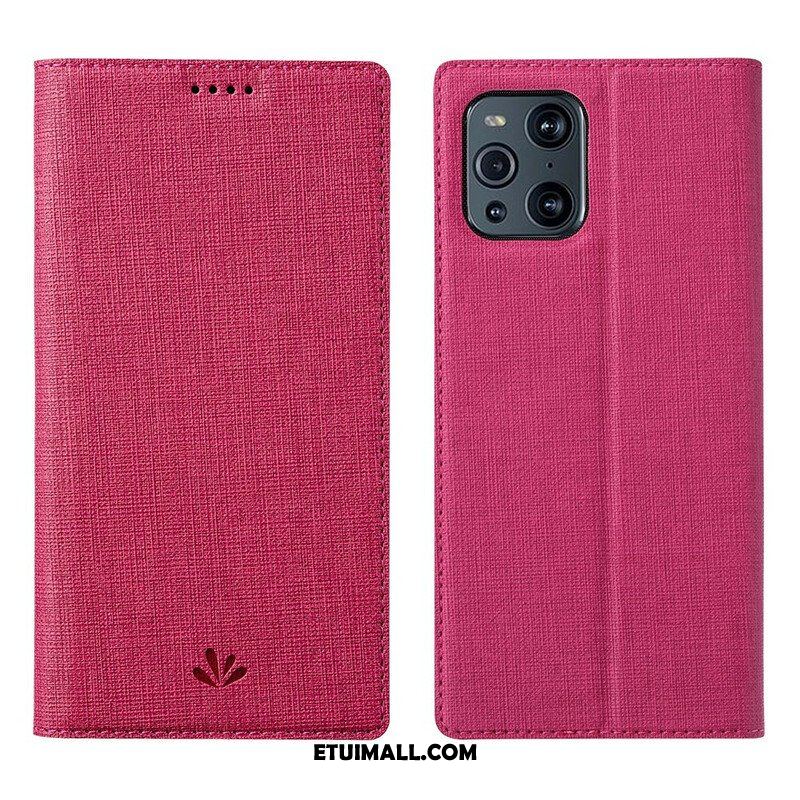 Etui Na Telefon do Oppo Find X3 Pro Etui Folio Teksturowany Vili Dmx