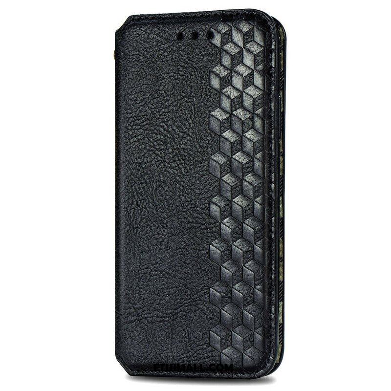 Etui Na Telefon do Poco X3 / X3 Pro / X3 NFC Etui Folio Skórzany Efekt Diamentowej Tekstury