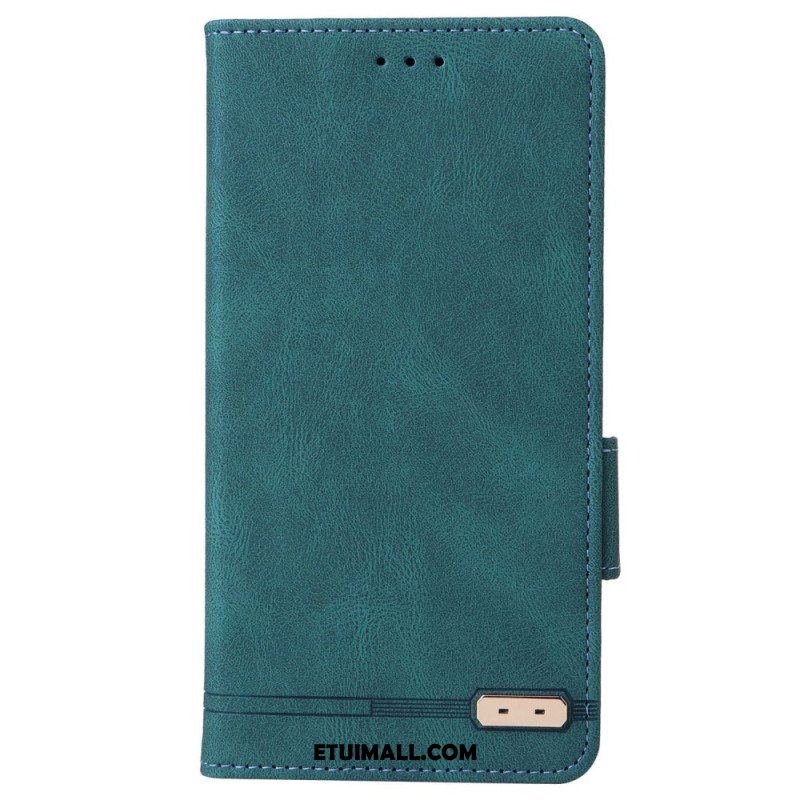 Etui Na Telefon do Poco X4 Pro 5G Etui Folio Stylowy Efekt Skóry