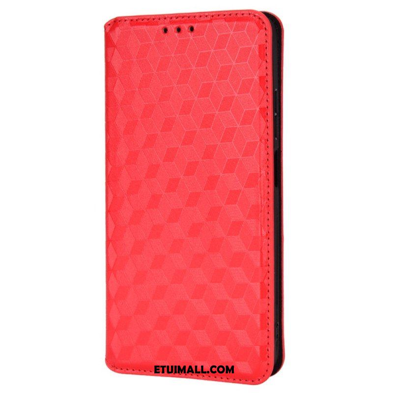 Etui Na Telefon do Poco X4 Pro 5G Etui Folio Tekstura 3d