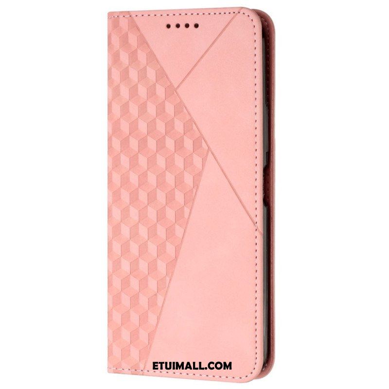 Etui Na Telefon do Poco X4 Pro 5G Etui Folio Wzór 3d Z Efektem Skóry