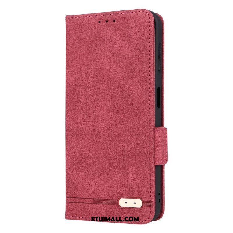 Etui Na Telefon do Samsung Galaxy A14 / A14 5G Etui Folio Rzemienna Tekstura