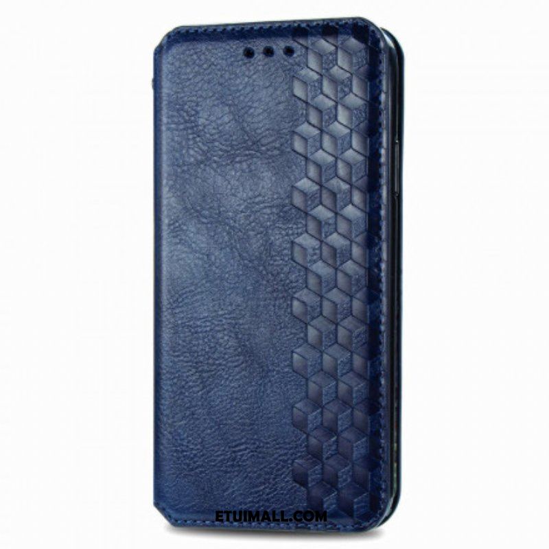 Etui Na Telefon do Samsung Galaxy A42 5G Etui Folio Skórzany Efekt Diamentowej Tekstury
