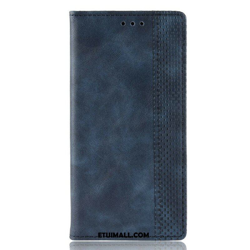 Etui Na Telefon do Samsung Galaxy A42 5G Etui Folio Stylizowany Efekt Skóry W Stylu Vintage