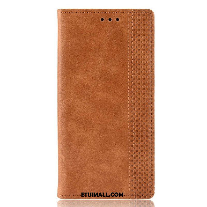 Etui Na Telefon do Samsung Galaxy A51 5G Etui Folio Stylizowany Efekt Skóry W Stylu Vintage