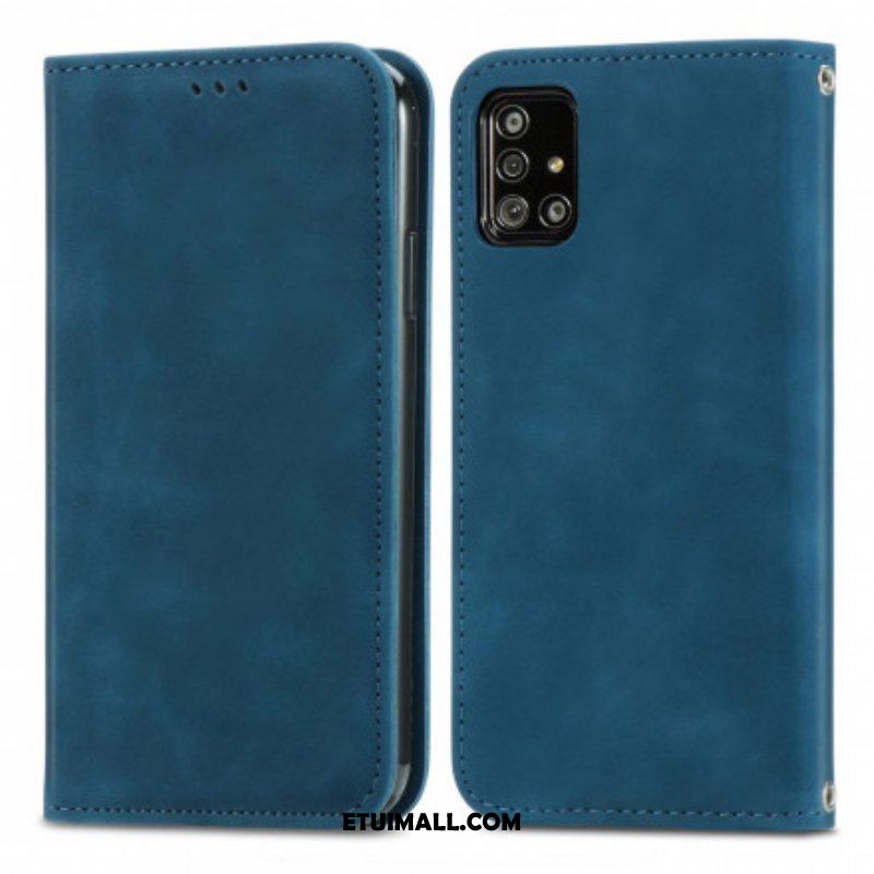 Etui Na Telefon do Samsung Galaxy A51 5G Etui Folio Sztuczna Skóra W Stylu Vintage