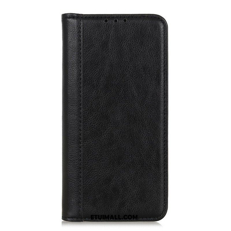 Etui Na Telefon do Samsung Galaxy A52 4G / A52 5G / A52s 5G Etui Folio Elegancka Dwoina Skóry Liczi