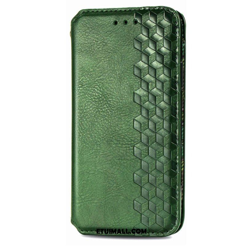 Etui Na Telefon do Samsung Galaxy M13 Etui Folio Wzór Z Efektem Skóry