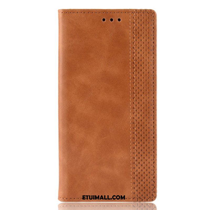 Etui Na Telefon do Samsung Galaxy M32 Etui Folio Stylizowany Efekt Skóry W Stylu Vintage