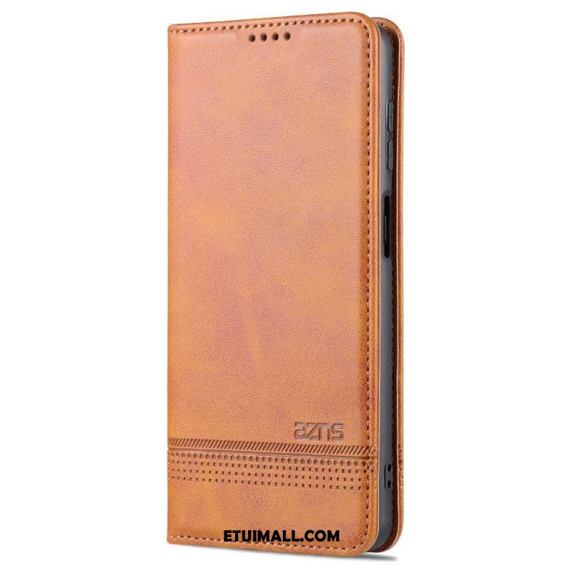 Etui Na Telefon do Samsung Galaxy M52 5G Etui Folio Efekt Skóry Azns