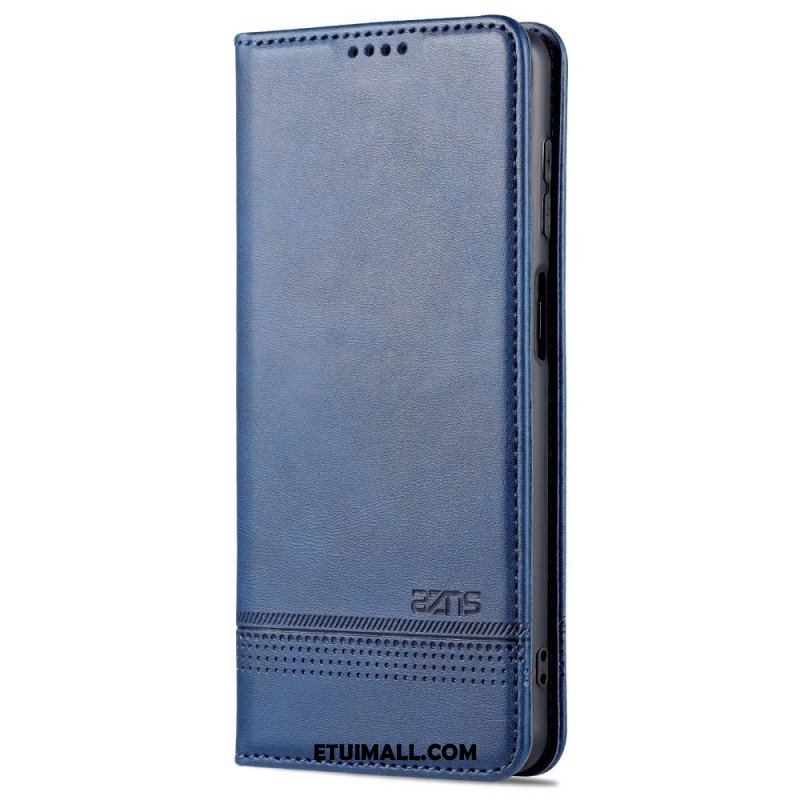 Etui Na Telefon do Samsung Galaxy M52 5G Etui Folio Efekt Skóry Azns