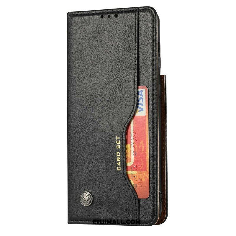 Etui Na Telefon do Samsung Galaxy S21 5G Etui Folio Etui Na Karty Ze Sztucznej Skóry