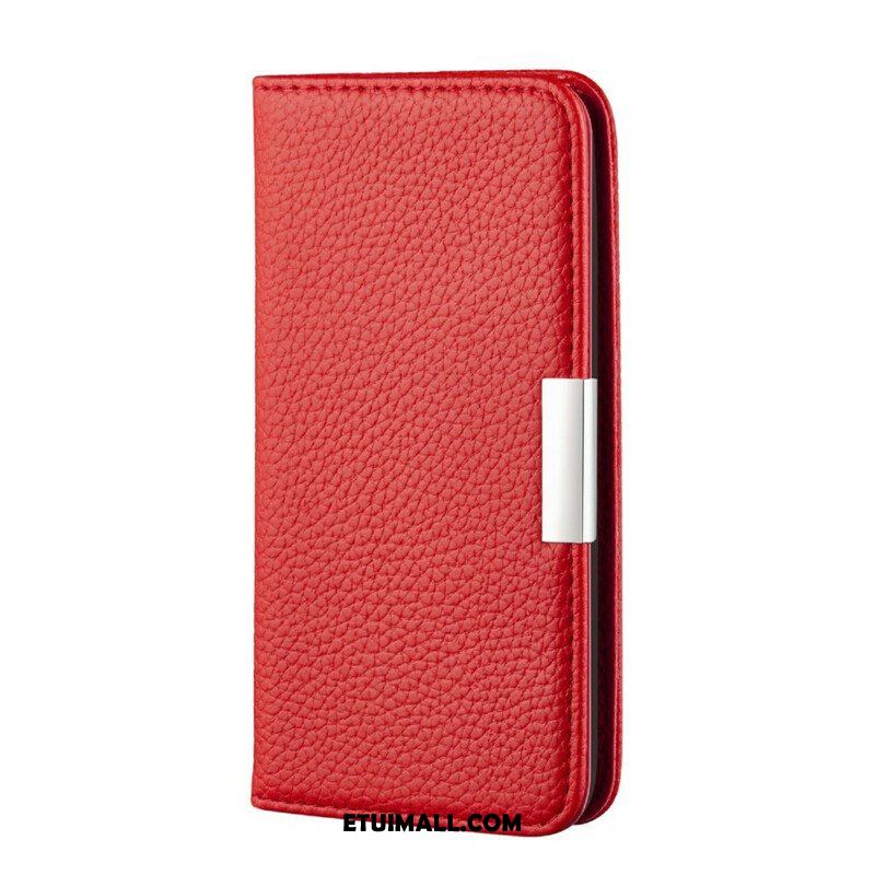 Etui Na Telefon do Samsung Galaxy S21 FE Etui Folio Liczi Ze Sztucznej Skóry Ultra Szykowny