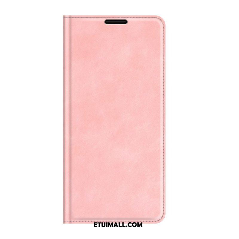 Etui Na Telefon do Samsung Galaxy S22 5G Etui Folio Jedwabisty W Dotyku Efekt Skóry