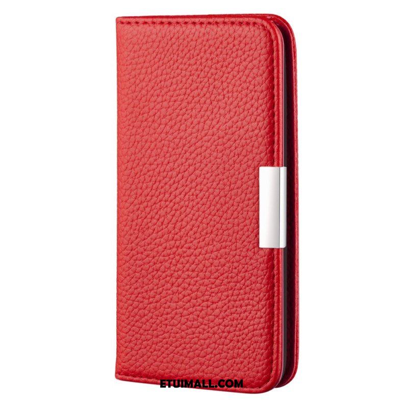 Etui Na Telefon do Samsung Galaxy S22 5G Etui Folio Liczi Ze Sztucznej Skóry Ultra Szykowny