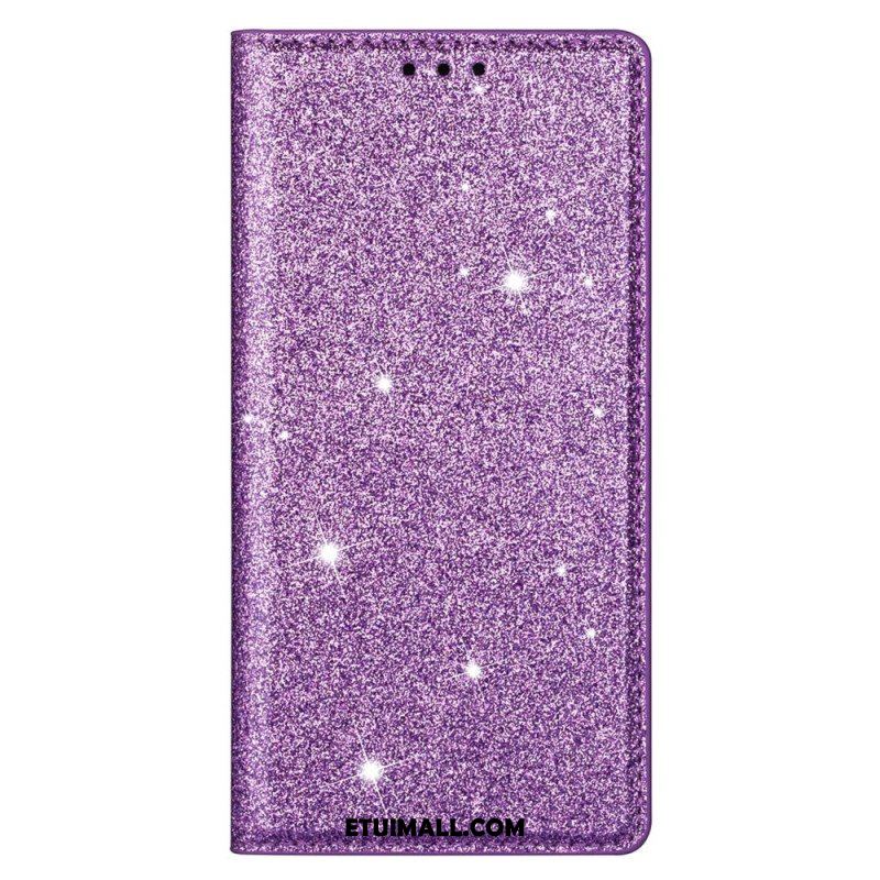 Etui Na Telefon do Samsung Galaxy S22 Ultra 5G Etui Folio Cekinowy Styl