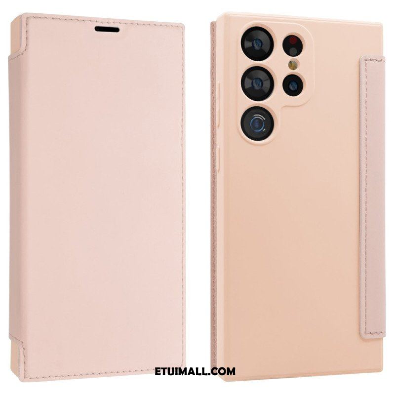 Etui Na Telefon do Samsung Galaxy S23 Ultra 5G Etui Folio Płynny Silikon
