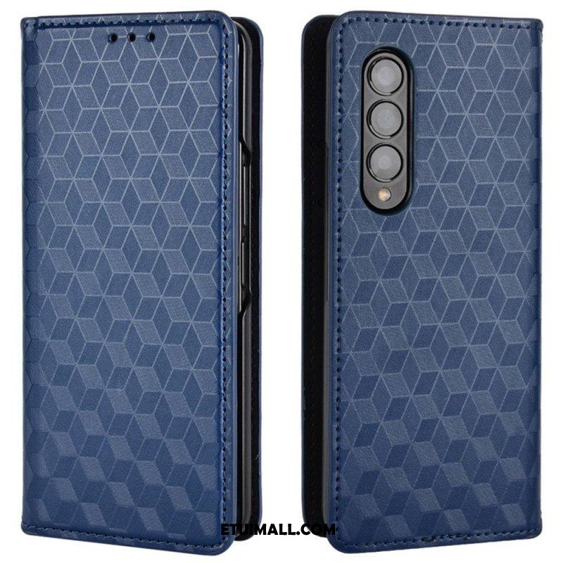 Etui Na Telefon do Samsung Galaxy Z Fold 4 Etui Folio Sześcian 3d