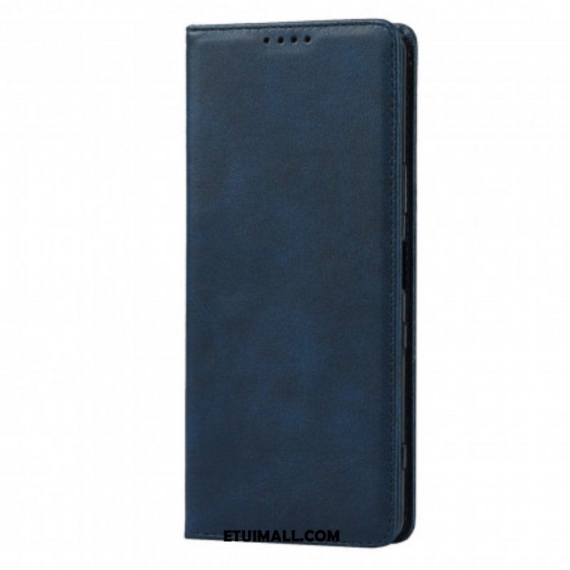 Etui Na Telefon do Sony Xperia 1 III Etui Folio Klasyczna Skóra Naturalna