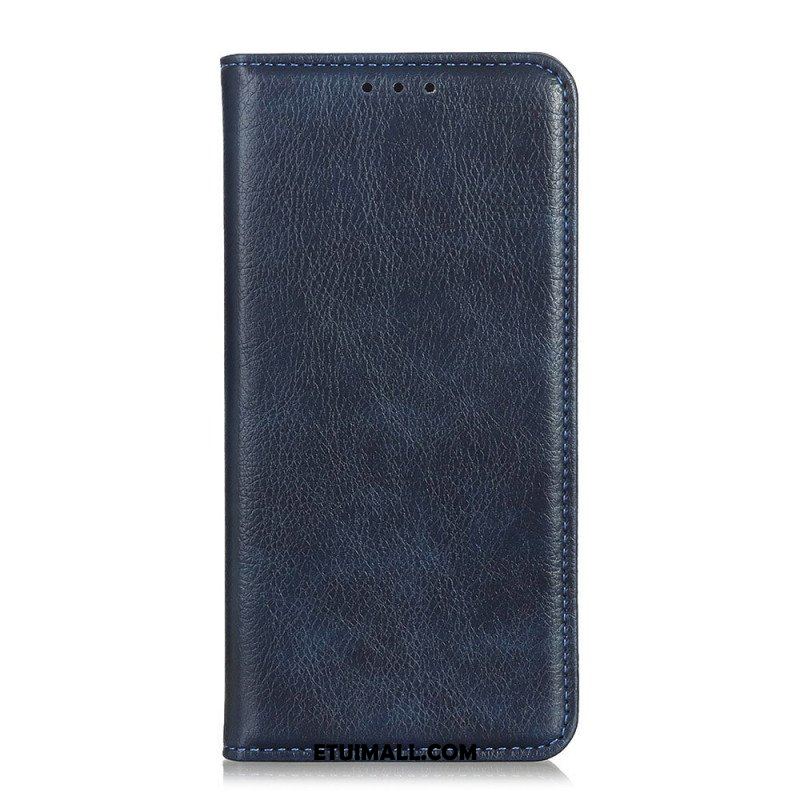 Etui Na Telefon do Sony Xperia 10 IV Etui Folio Skóra Dwoinowa Liczi