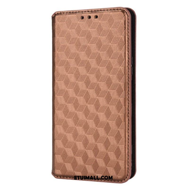 Etui Na Telefon do Sony Xperia 5 IV Etui Folio Tekstura 3d