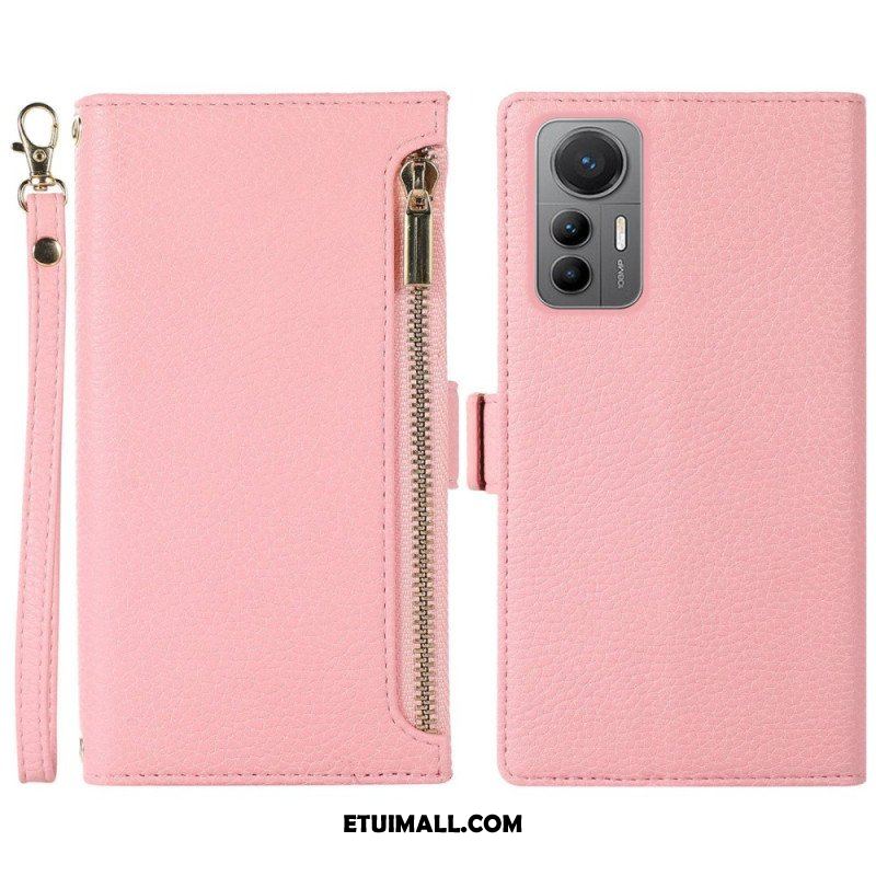 Etui Na Telefon do Xiaomi 12 Lite Etui Folio Przednia Kieszeń I Smycz