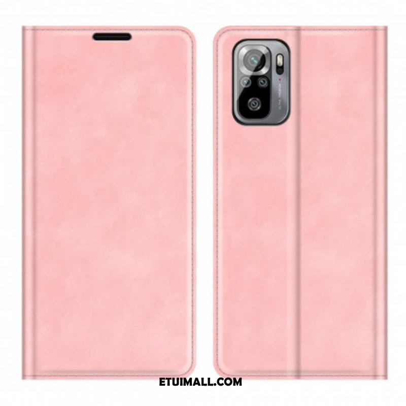 Etui Na Telefon do Xiaomi Redmi Note 10 / 10S Etui Folio Dotyk Skóry