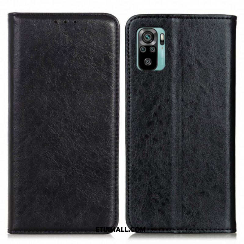 Etui Na Telefon do Xiaomi Redmi Note 10 / 10S Etui Folio Teksturowany Efekt Skóry