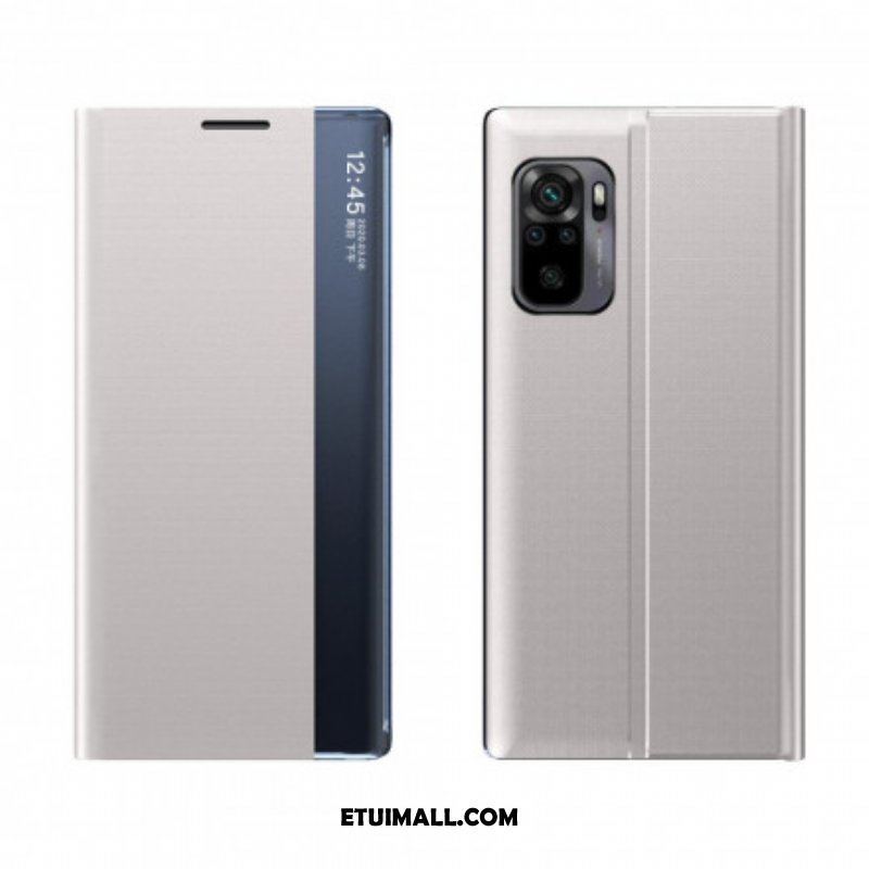 Etui Na Telefon do Xiaomi Redmi Note 10 / 10S Teksturowana Sztuczna Skóra