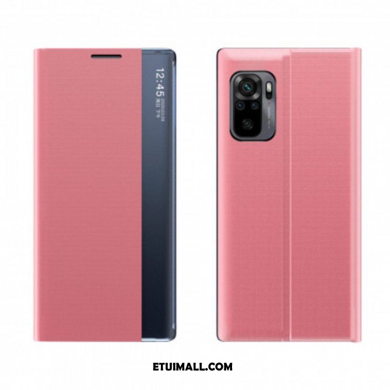 Etui Na Telefon do Xiaomi Redmi Note 10 / 10S Teksturowana Sztuczna Skóra