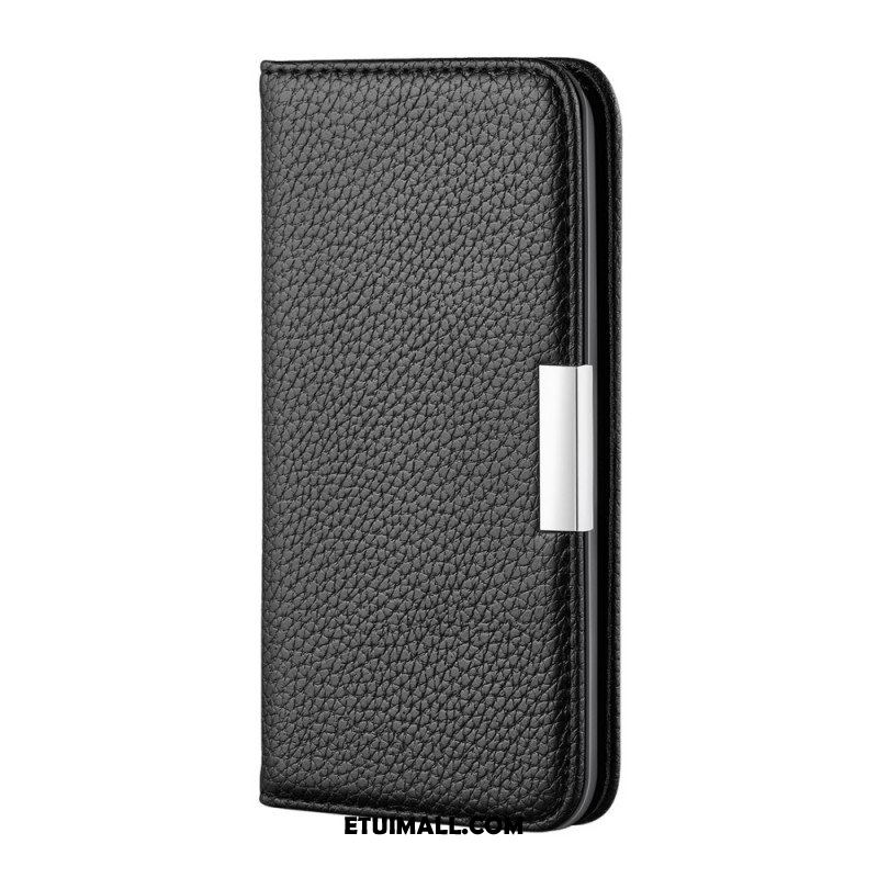 Etui Na Telefon do Xiaomi Redmi Note 10 Pro Etui Folio Liczi Ze Sztucznej Skóry Ultra Szykowny