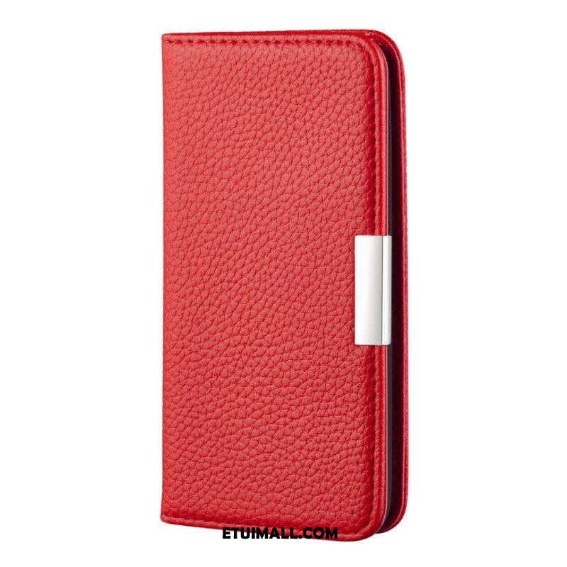 Etui Na Telefon do Xiaomi Redmi Note 10 Pro Etui Folio Liczi Ze Sztucznej Skóry Ultra Szykowny