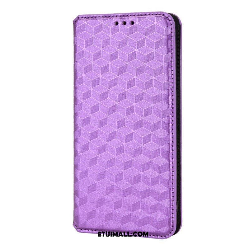 Etui Na Telefon do Xiaomi Redmi Note 11 / 11S Etui Folio Efekt Diamentowej Skóry 3d