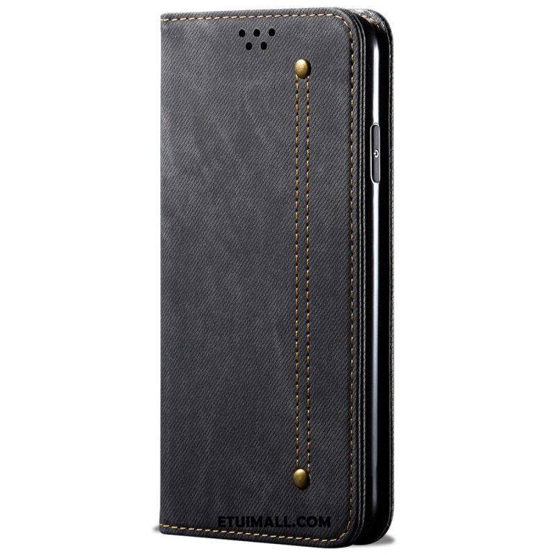 Etui Na Telefon do Xiaomi Redmi Note 11 / 11S Etui Folio Tkanina Dżinsowa