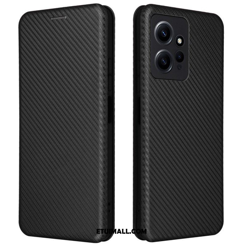 Etui Na Telefon do Xiaomi Redmi Note 12 4G Etui Folio Włókno Węglowe