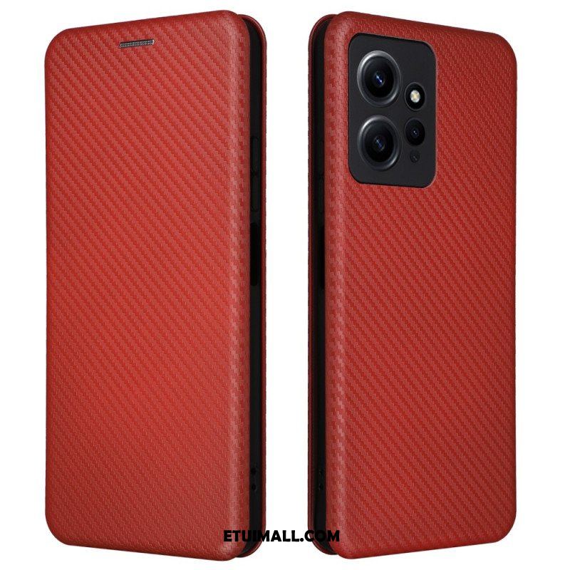 Etui Na Telefon do Xiaomi Redmi Note 12 4G Etui Folio Włókno Węglowe