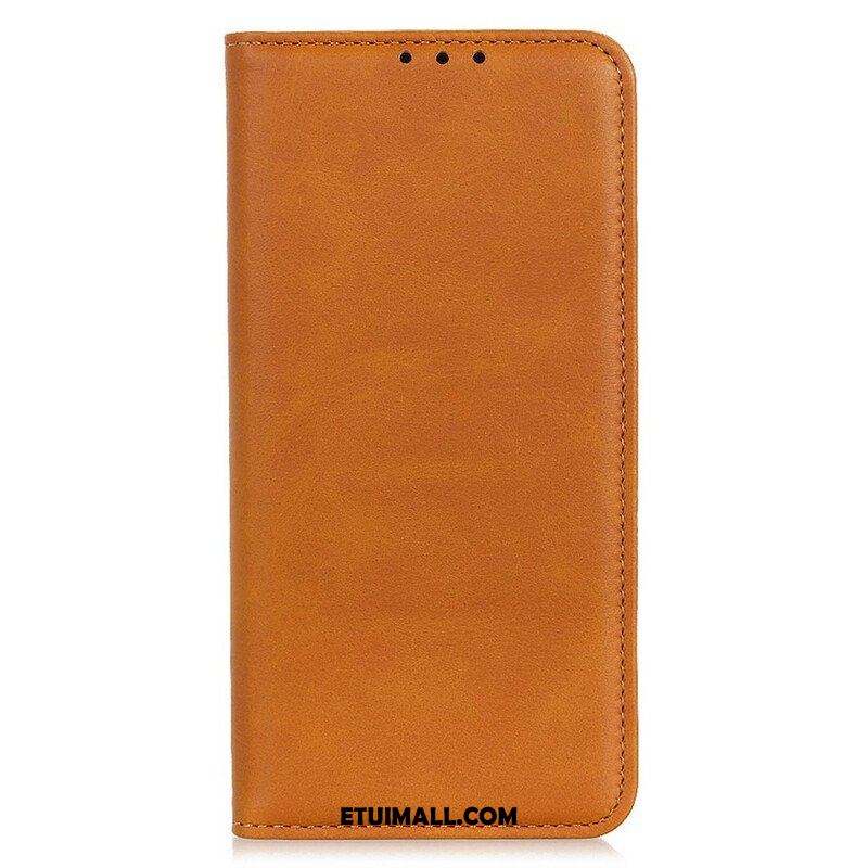 Etui Na Telefon do iPhone 13 Pro Max Etui Folio Dwoina Skóry Liczi