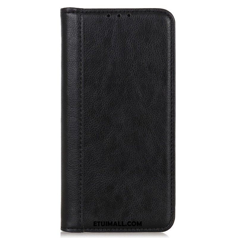 Etui Na Telefon do iPhone 14 Etui Folio Stylowa Skóra Dwoinowa